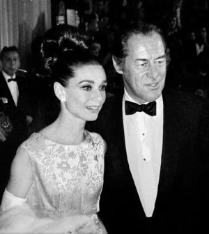 Photo of Audrey Hepburn - style icon - Audrey Hepburn and Rex Harrison.JPG